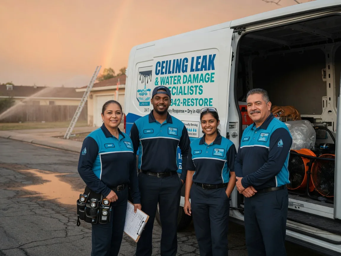 Ceiling Leak Cleanup company in Husser, LA