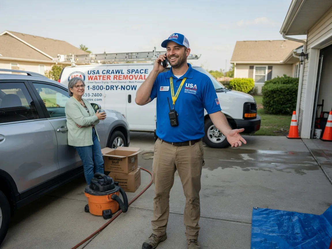 Crawl Space Water Removal Husser, LA FAQs